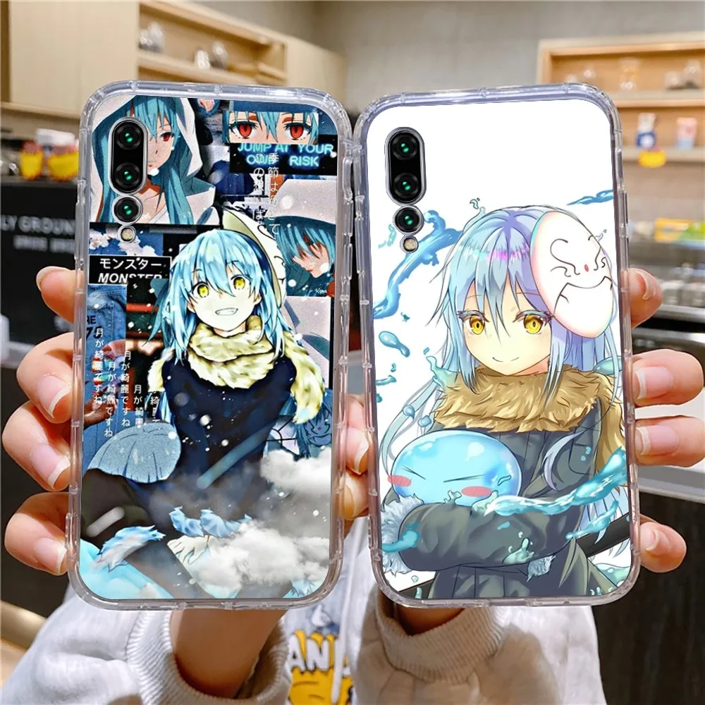 Demon Slime Rimuru Tempest Cassa Del Telefono Per Xiaomi 11 Redmi Nota 11 5G 8T 9A 9 10T Note8Pro Note9 12SUltra Custodia Trasparente