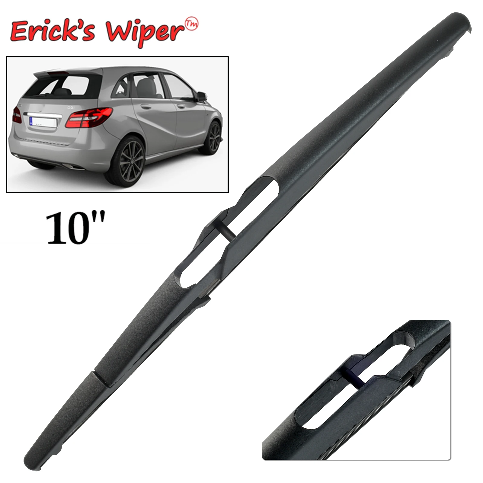 

Erick's Wiper 10" Rear Wiper Blade For Mercedes-Benz B-Class W246 2011 - 2018 Windshield Windscreen Clean Window Rain Brush