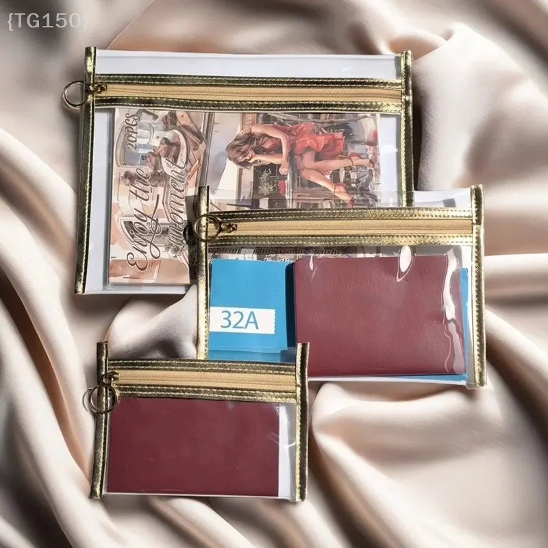 

【Ja】Дорожный органайзер из ПВХ на молнии для паспорта, монет, ключей, помады, карт и наушников