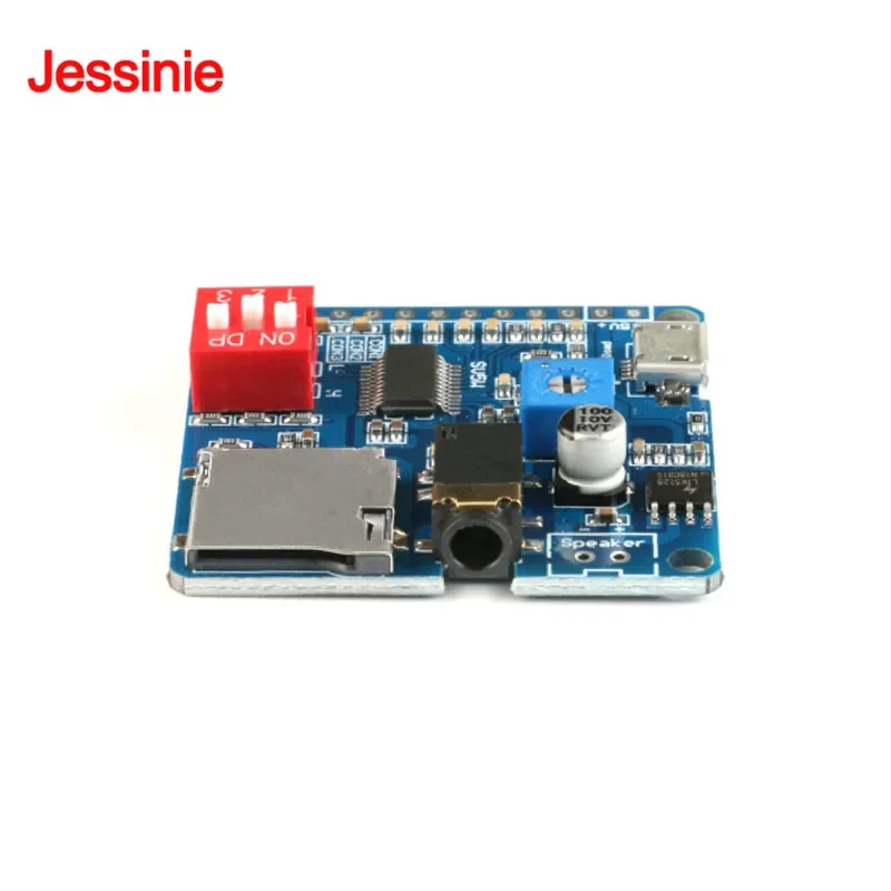 2pcs/1pc DY-SV5W MP3 Voice Playback Module Board WAV Decoding Trigger Serial Sound Control For Arduino