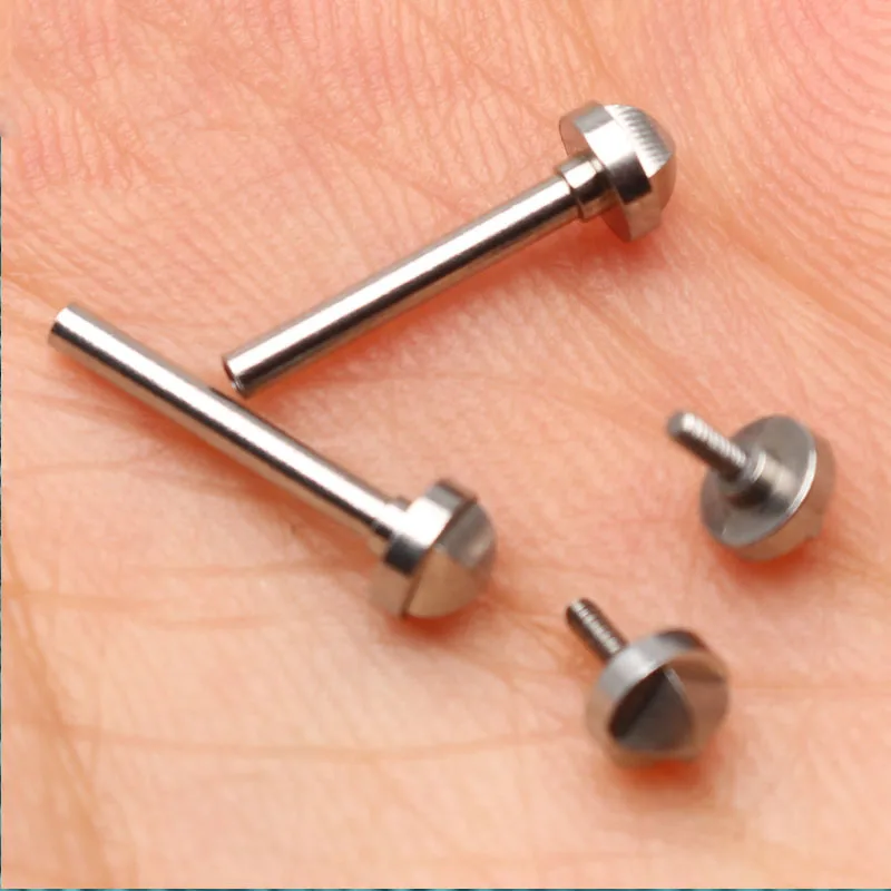 Suitable for Gu-cci concave strap connecting rod YA141404 screw rod precision steel watch rod accessory 12mm 14mm