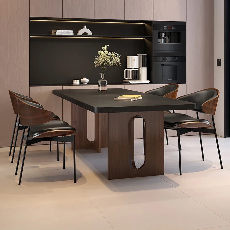 

Compact Corner Dining Table Garden Designer Modern Luxury Dining Table Extending Living Room Luxury Muebles Trendy Furniture