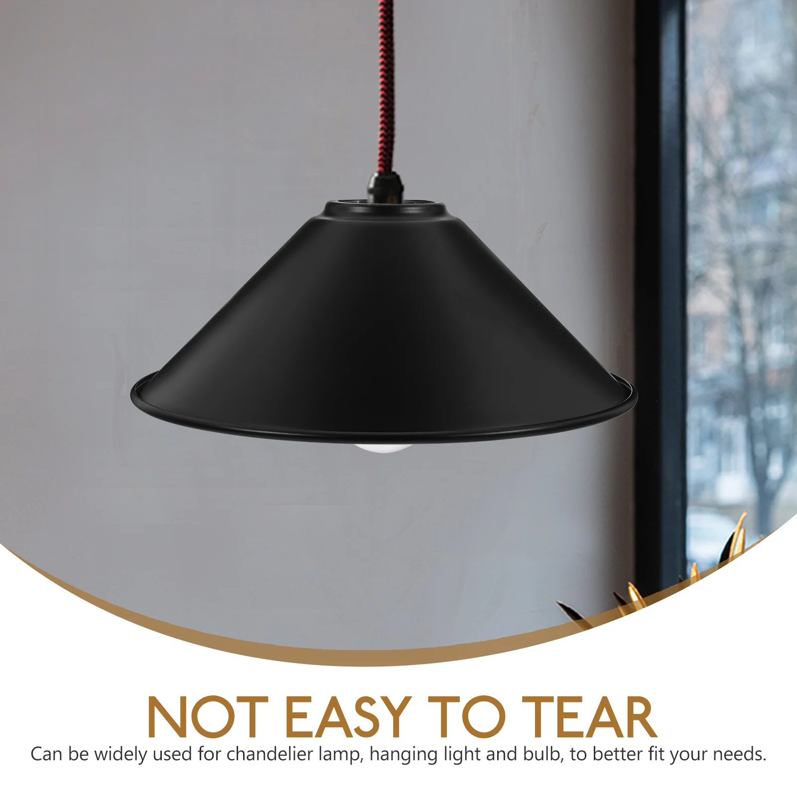 

Vintage Industrial Iron Lamp Shade Chandelier Hanging Light Cover Home Decor Pendant Shade Durable For Bar Hallway Lighting
