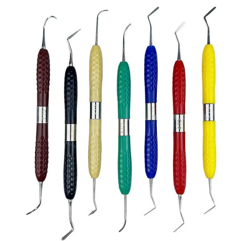 JUMTOP 7Pcs Dental Resin Filler Aesthetic Restoration Tools Double Head Resin Sculpture Knife