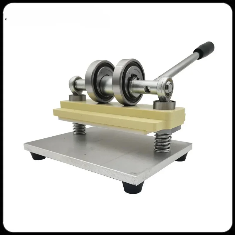 

Double Wheel Hand Leather Cutting Machine Photo Paper PVC/EVA Sheet Cutter DIY Leather Die Cutting Machine Punching Manual Press