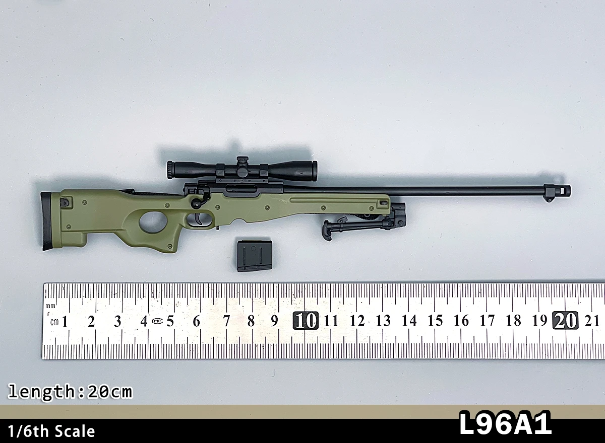 NEW 1/6 Scale L96A1 British Sniper Rifle AW Arctic Warfare 77024 For 12'' Action Figure Weapon Model Military Soldier Collection