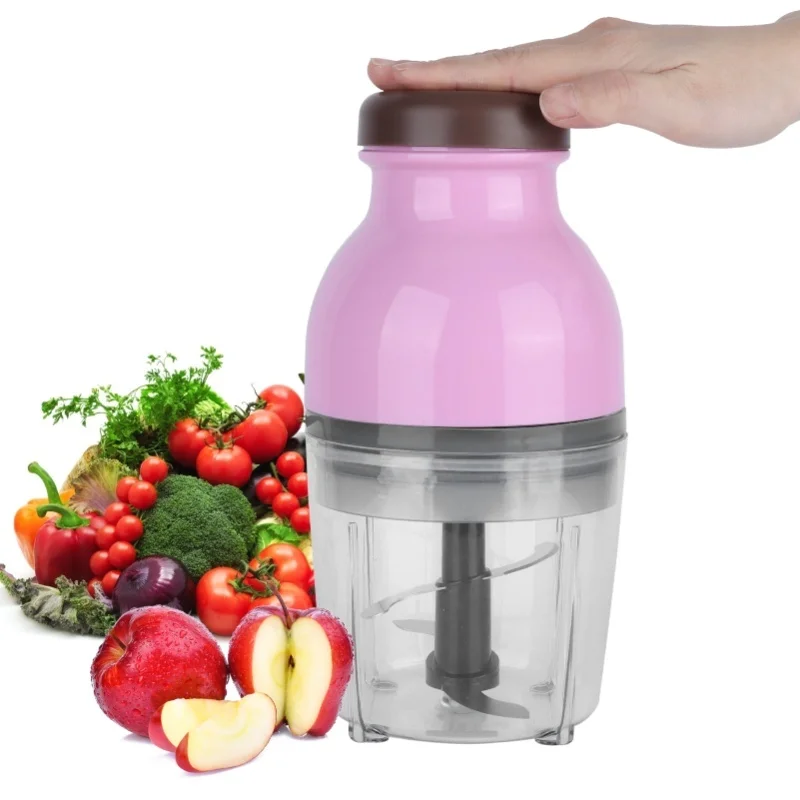 Electric Blender Household Soy Milk Ice Crushing Detachable 2-Layer Blade Meat Grinder
