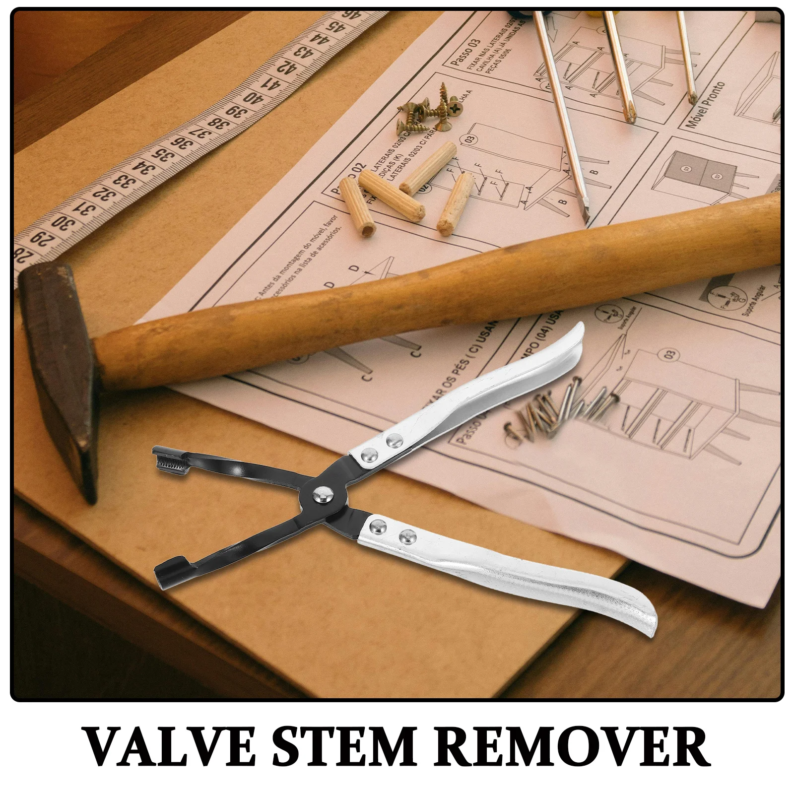 صمام الختم العالمي للسيارات ملحقات السيارات محرك إصلاح صمام الربيع أداة إزالة الصواميل ختم مجتذب أداة اليد