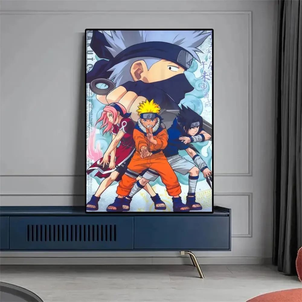 1pc Naruto Uzumaki Naruto Poster Paper Print Home Bedroom Entrance Bar Cafe Art Painting Decoration