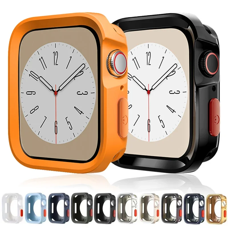 Cover for Apple Watch Case 49mm 44mm 40mm 45mm 41mm Anti-Drop Protector Soft TPU Case iWatch Ultra 2 SE 9 8 7 6 5 4 Accessories