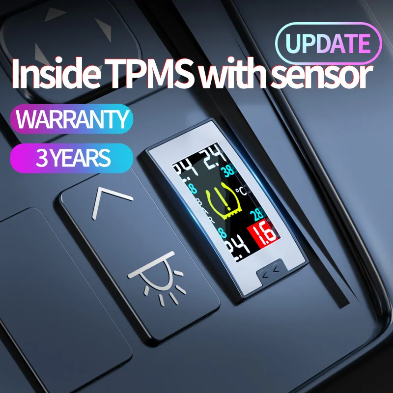 Smart OBD TPMS Tire Pressure with Sensors for Honda BRV and Brio and City and Fit and Jazz and CRV and Civicof Car Parts