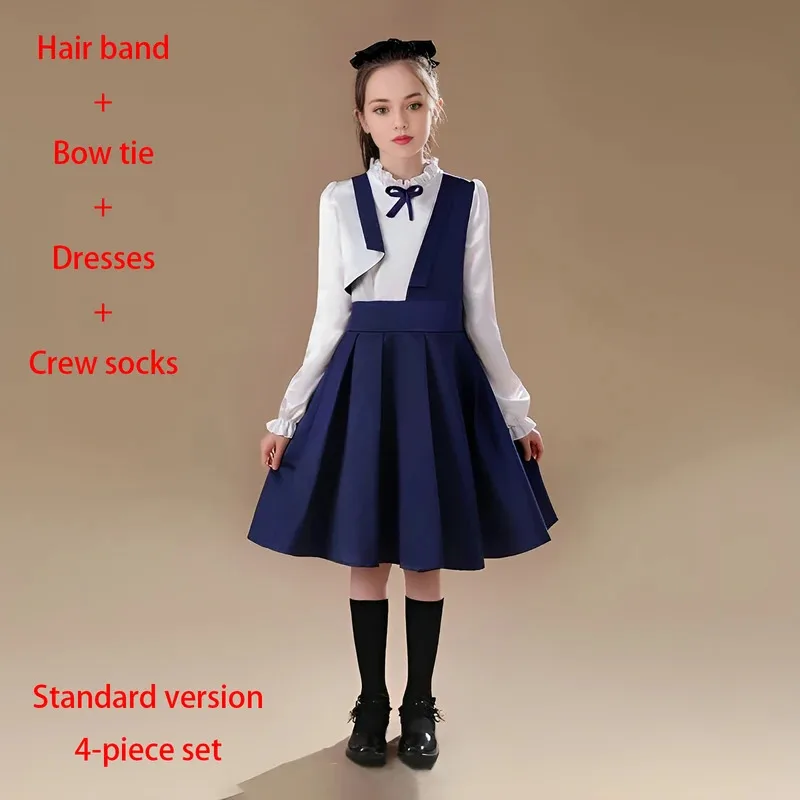 New Kids Traditional Korean School Uniform Set Choir Performance & Class Cosplay Costume for Elementary to Middle School bvh2025