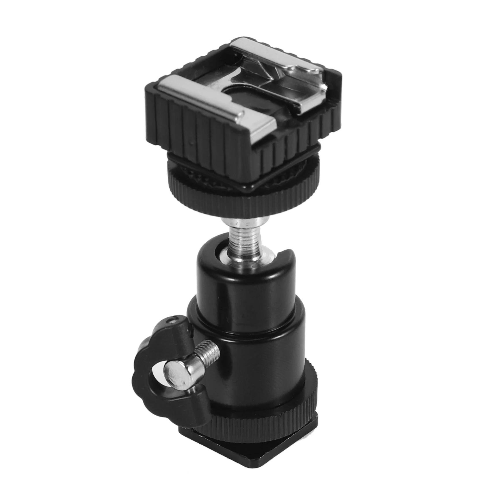 Adaptador de monitor LCD de zapata caliente con base de zapata fría con orificio hembra de 1/4 de pulgada