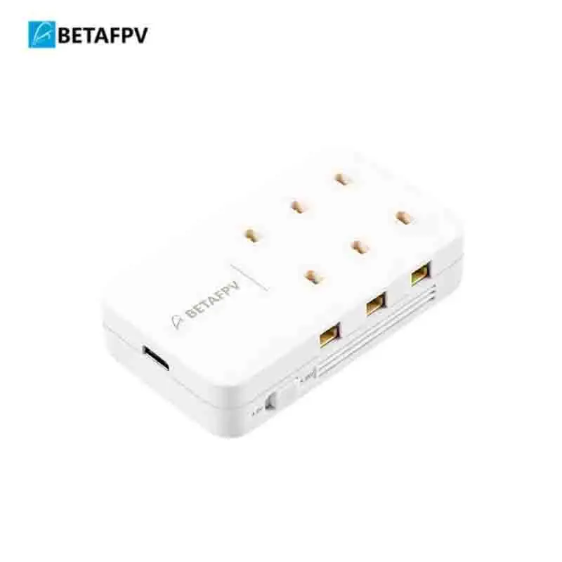 BETAFPV 6 Port 1S LiHV Charger 30W Type-C PD for PH2.0 BT2.0 Whoop FPV Drone Battery