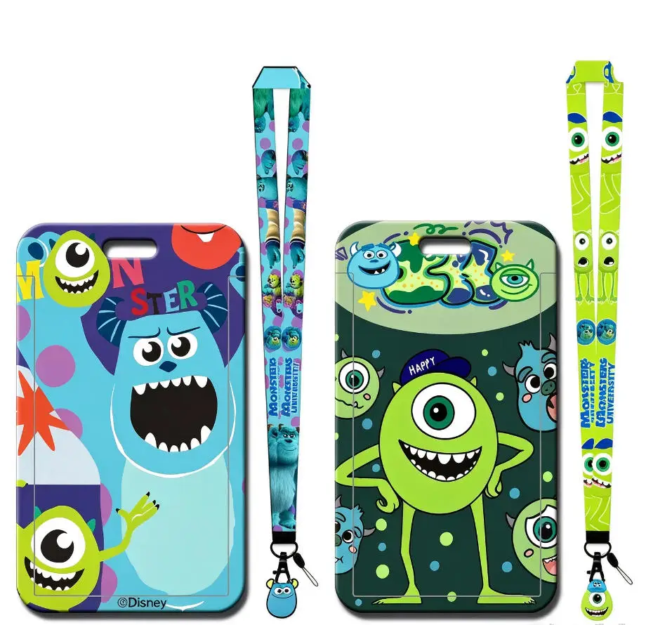disney Monsters, Inc. Alien card holders,cute student ID card, meal card IC card, company access cards,Work ID badge
