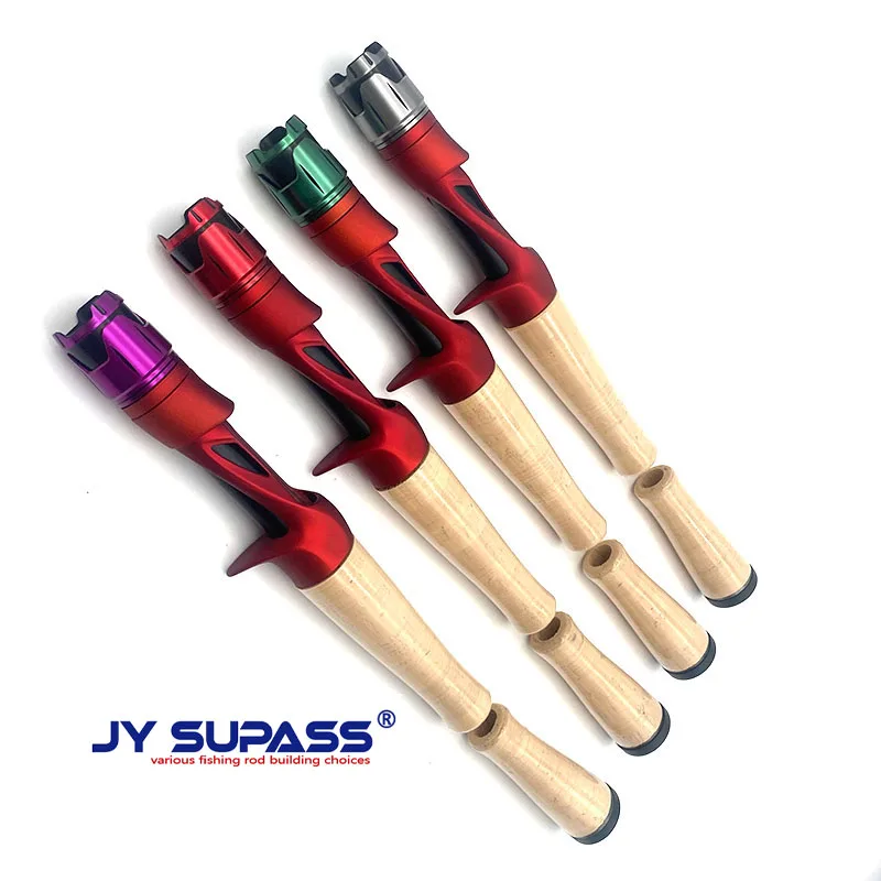 

JY SUPASS YCS Custom Casting Fishing Rod A Cork Handle with Reelseat locking nut cork fishing rod grips