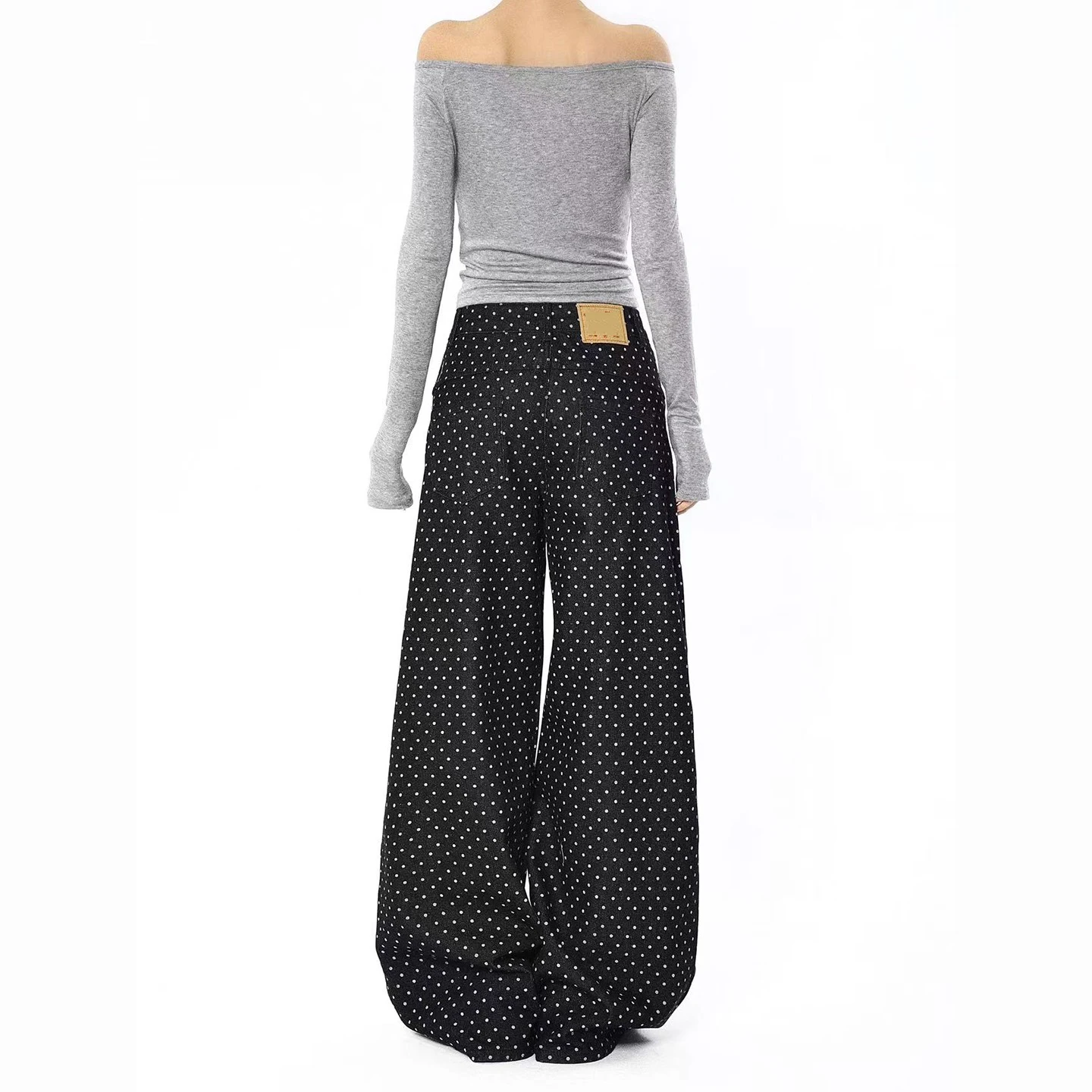 여성 와이드 레그 청바지 남성 루즈 카우보이 모핑 바지 배기 데님 팬츠 패션 핸섬 워싱 스트릿웨어 캐주얼 바지