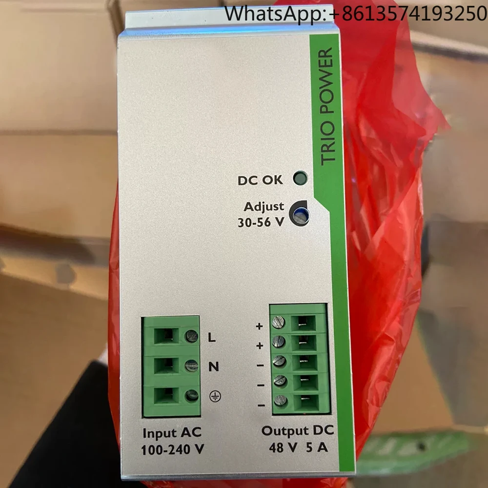 

2866491 TRIO-PS/1AC/48DC/5 TRIO POWER Power Supply Output 48VDC/5A Works Perfectly Fast Ship High Quality
