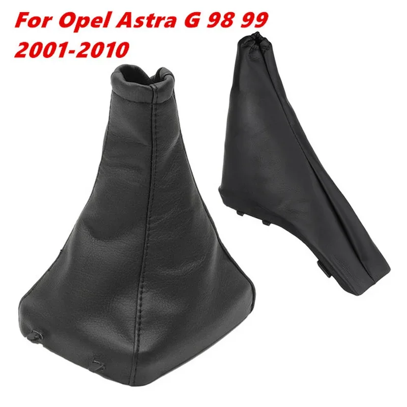 

Handbrake Gear Shift Stick Boot Gaiter Gaitor Cover Pu Leather Coupe For Opel/Vauxhall Astra G 98/99 2001-2010 Dustproof Cover