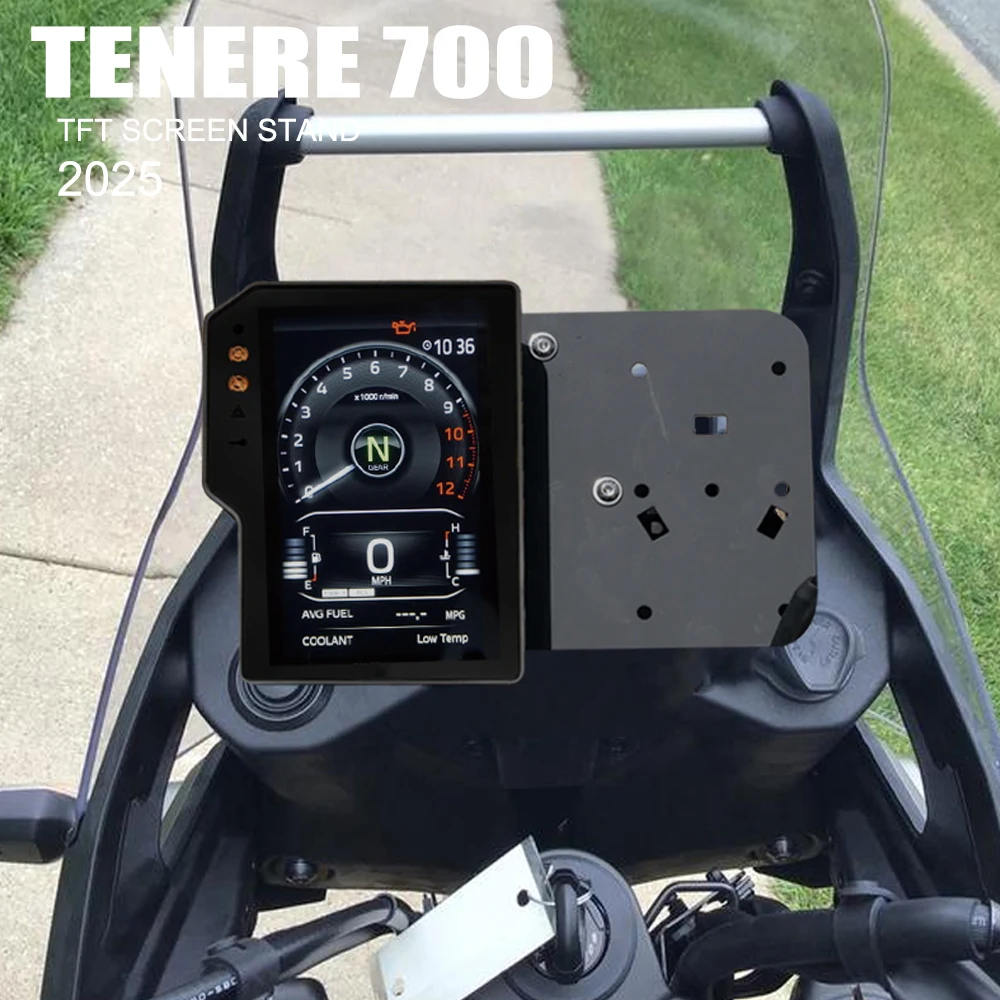 Tenere 700 2025 Multifunction Display Base GPS Stabiliser Navigation For Yamaha Tenere700 TFT Holder Dashboard Replacement Kit