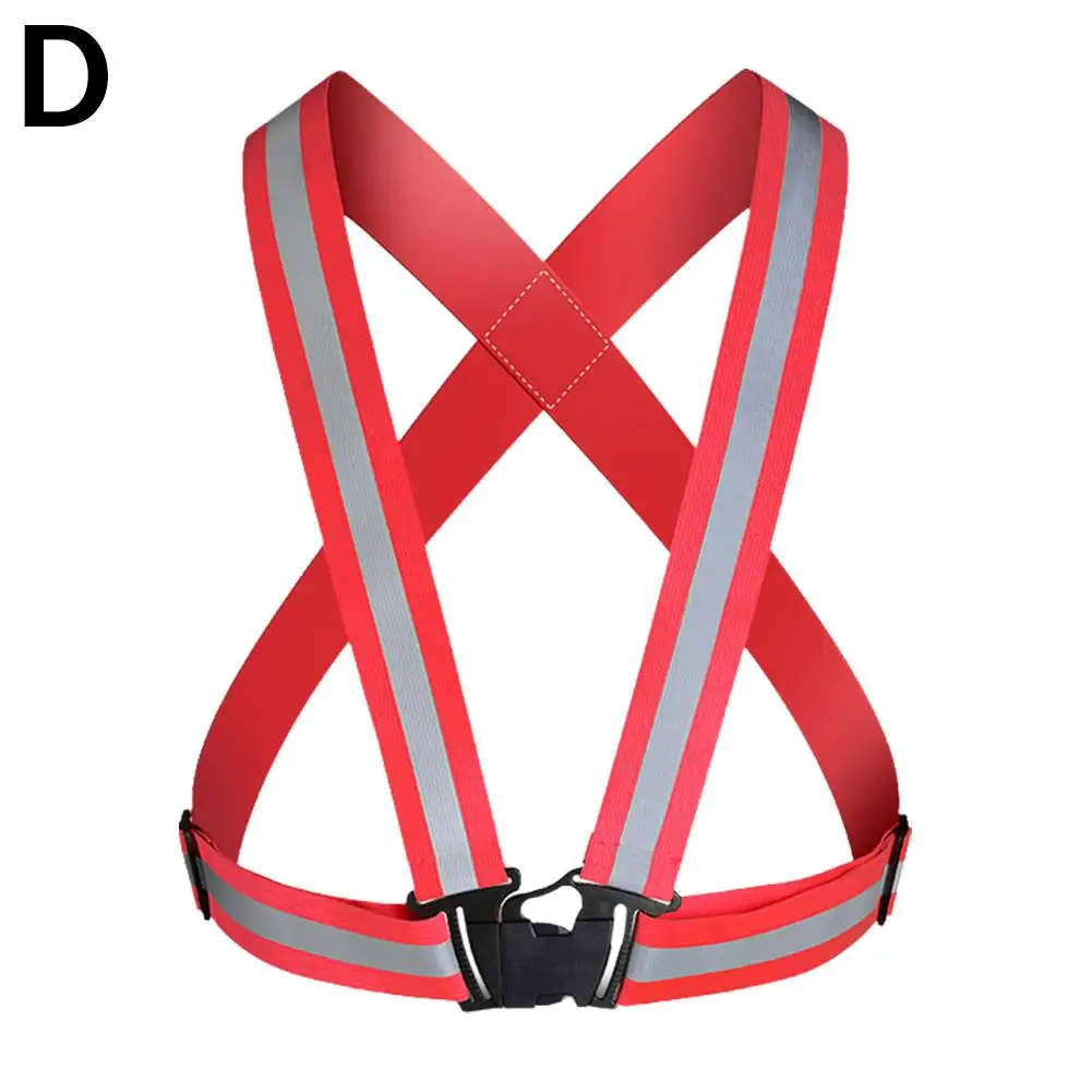 Neue reflektierende Warnweste für Nachtlauf und Reiten, verstellbare Sicherheitsweste mit elastischem Band für Erwachsene und Kinder – Detail 19