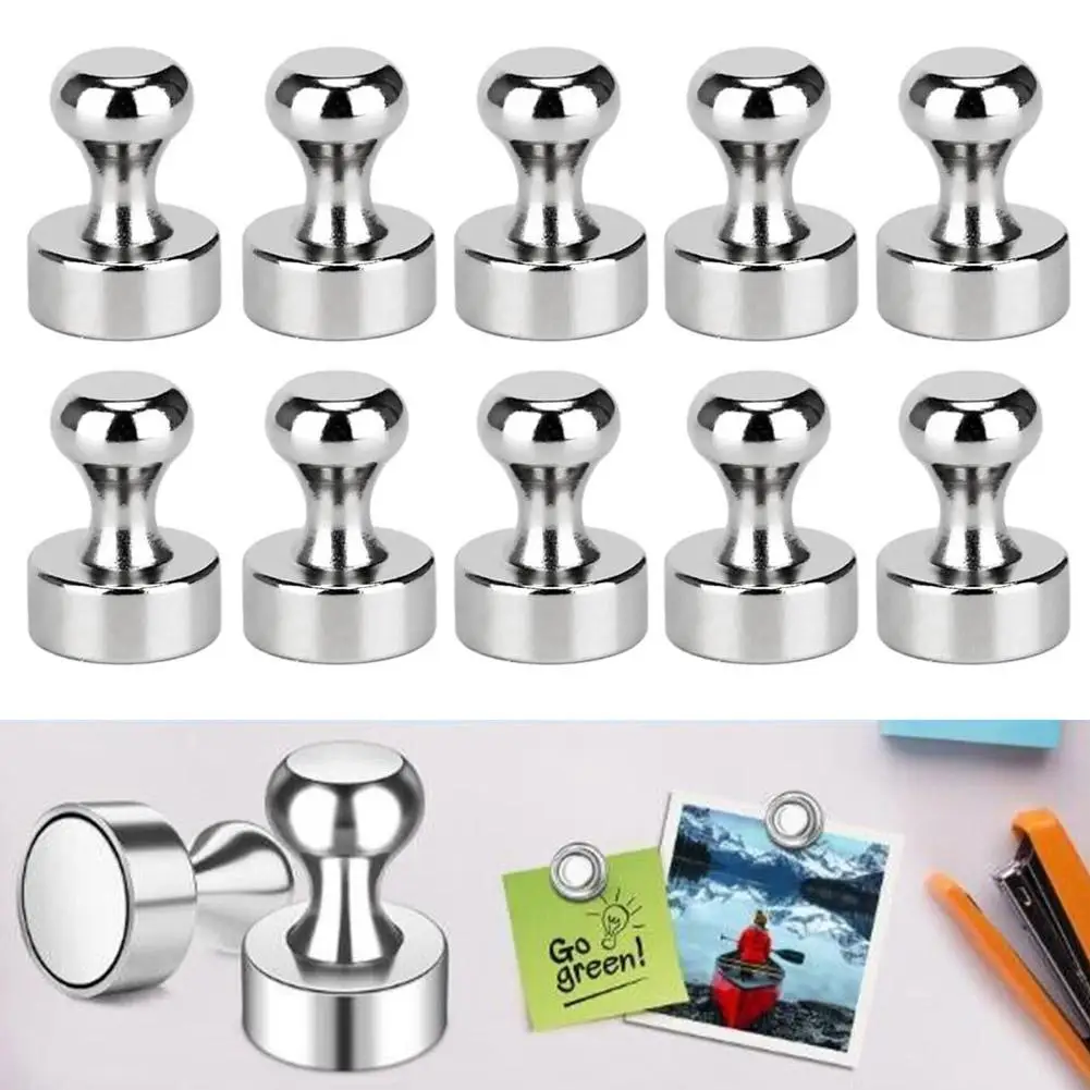 Magnetic Pushpins 12*16 Components Whiteboard Magnet Sturdy Pins Multi-purpose Office Fixed Magnetic Supplies S1J3