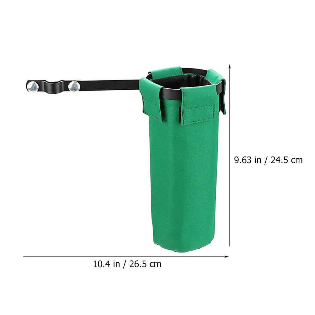 

Drumsticks Storage Bag Display Holder Wall Instrument Handbag Green Canvas Pouch