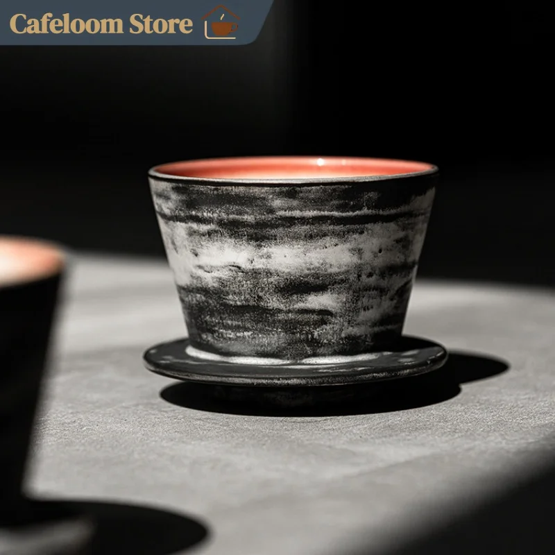 Timemore Artist Series Limited Edition Ceramic coffee dripper Coffee Tasting Cup Portable Coffee Cupping Cup With Lanyard