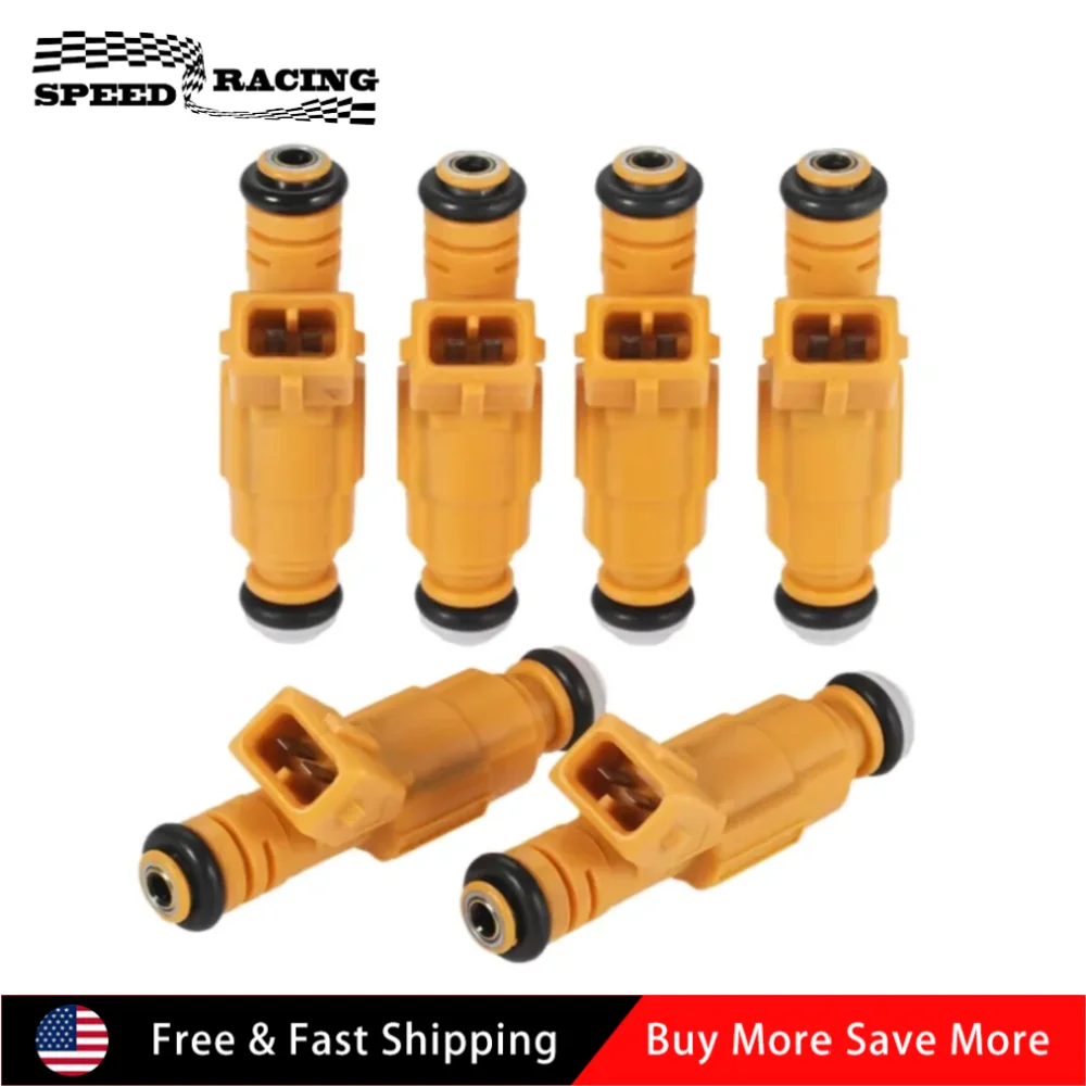 

0280155710 0280155700 0280155703 6 шт. оригинальные топливные форсунки для Jeep 1993-1998 Grand Cherokee 4.0L 1987-1991 Comanche 4.0L