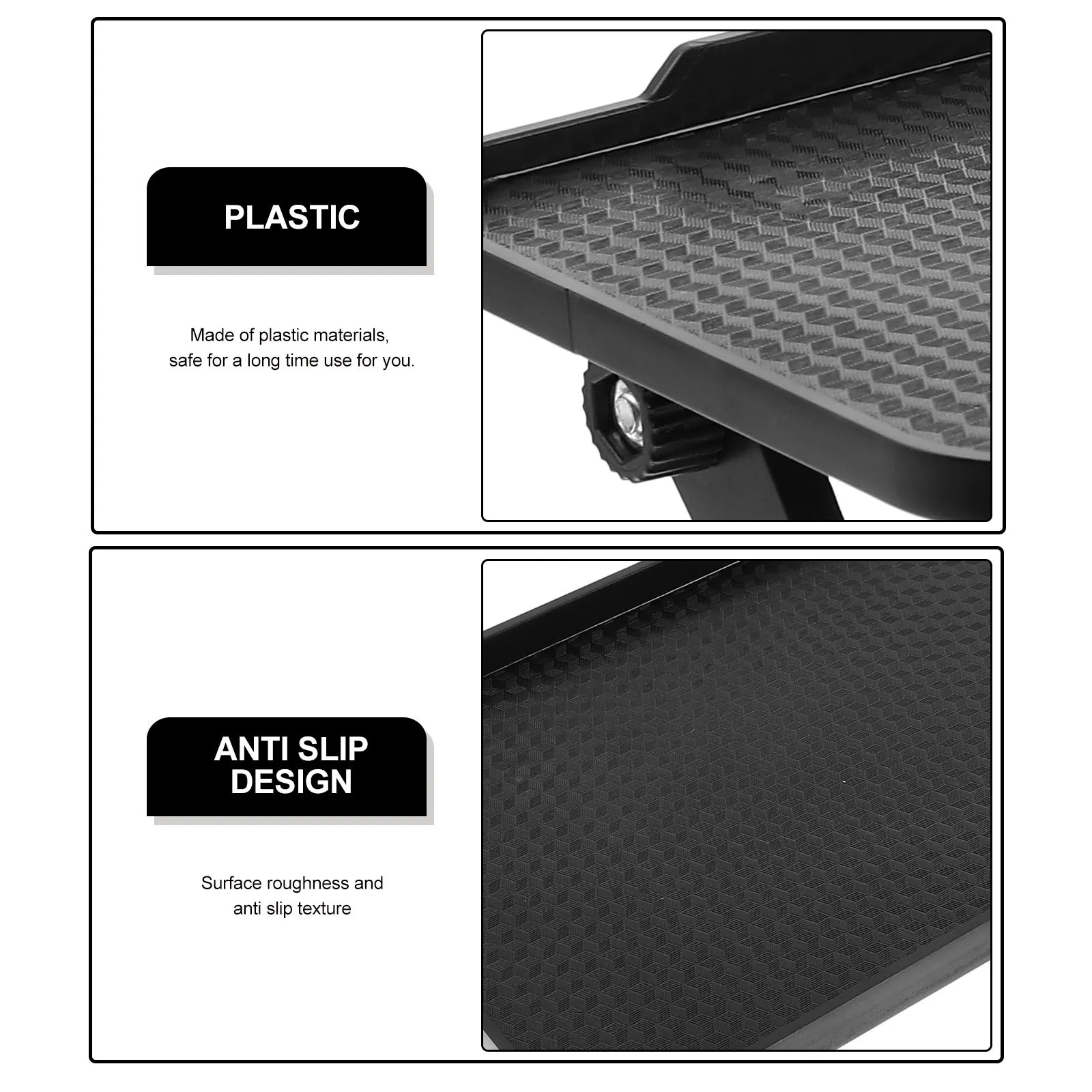 

Foldable Plastic Computer Screen Shelf Shelf Durable Cable Box Holder Monitor Elevated Stand Monitor Elevated Stand