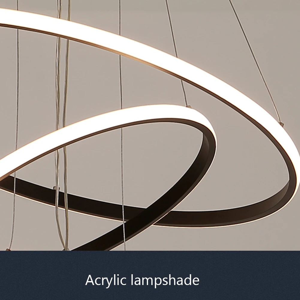 

Nordic Luxury Hanging Light Adjustable LED Pendant Chandelier High Brightness Decor Ornament for Living Room Dining Room Bedroom