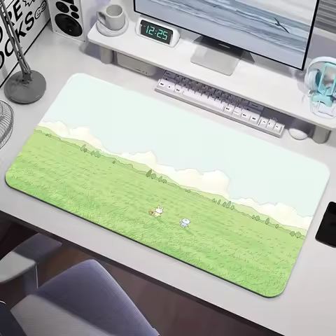 Cute kawaii bunny Mouse Pad Keyboard XXL Large Game Mousepad Gaming Accessories Office Computer PC Gamer Laptop Long Desk Mat