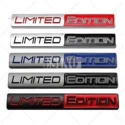 Car Styling 3D Limited Edition Decorative Metal Adhesive Emblem Rear Trunk Badge Fender Sticker Body Decal Car Accessories