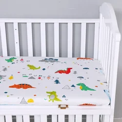 51x28inch(130x70 cm) Newborn Baby Fitted Crib Sheets Cartoon Print Bed Sheet Baby Bed Mattress Covers for Unisex Baby Boys Girls