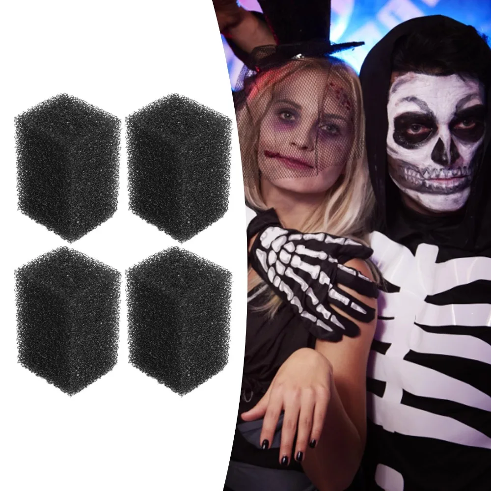 24pcs Black Color Stipple Sponges Face Makeup Tool Texture Shaping Special Effects Makeup Sponges Makeup Sponge Tools