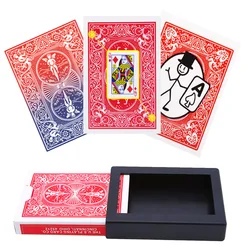 Magic Cards Marked Stripper Deck Playing Cards Awaken Color Changing Poker Disappearing Box Close Up Tricks Close-up Novelty Toy