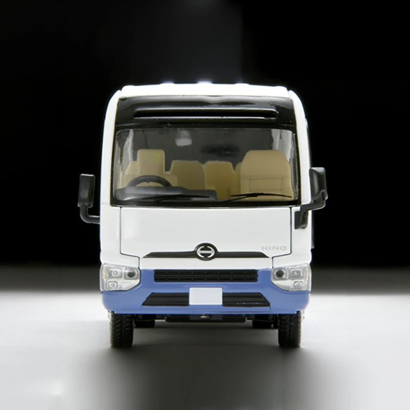 Tomytc Tomica TLV 1/64 TLV LV-N326A [Hino LIESSE II LX] Purple alloy car model collection display gift