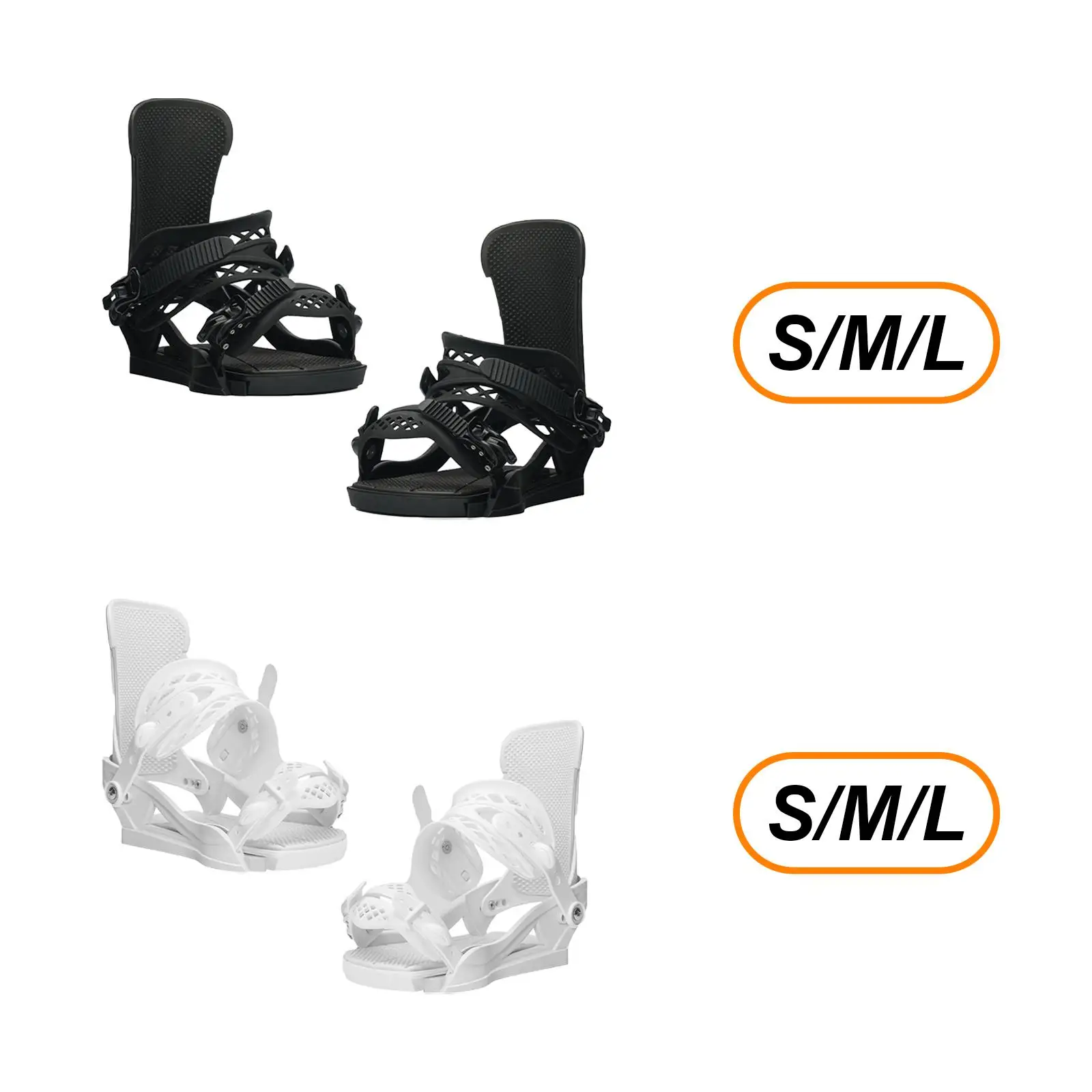 

Secure Fit Snowboard Bindings Strap Fixings for Adults Adjustable Ski Boots Snow Gear Supplies