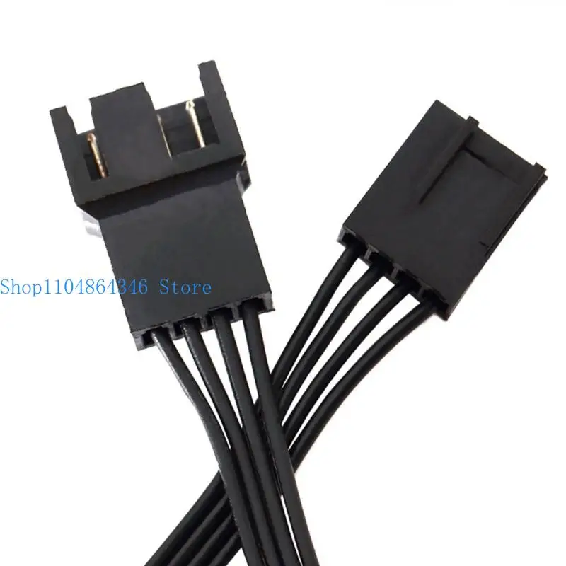 5asd High Durability 4Pin 1 To 3 3pin/4pin Fan Extension Wire For MultiFan Connection