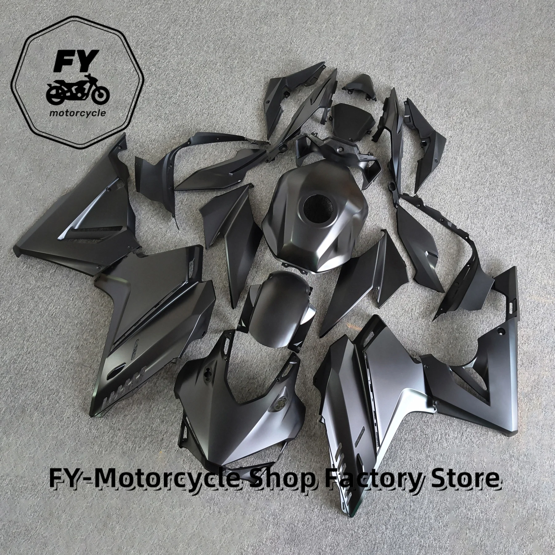 

ABS Plastic Motorcycle Full Fairing Kit Body Matte Black For Honda CBR500R CBR400R 2024 2025 CBR 400R 500R 24 25