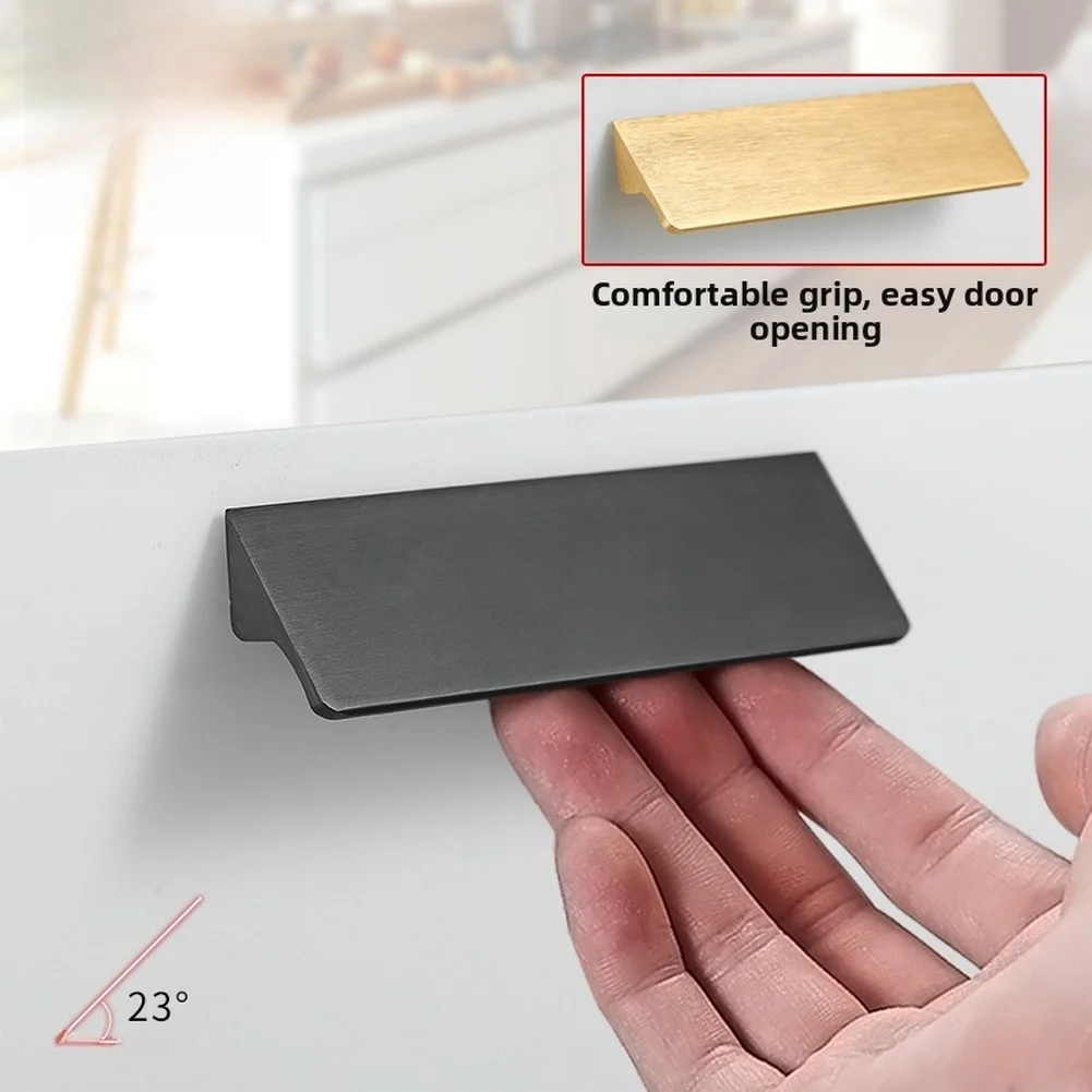 

Ручки для ящиков из алюминиевого сплава, золотые, черные ручки для шкафа, фурнитура 64 мм, 96 мм, 128 мм, мебельная фурнитура, аксессуары