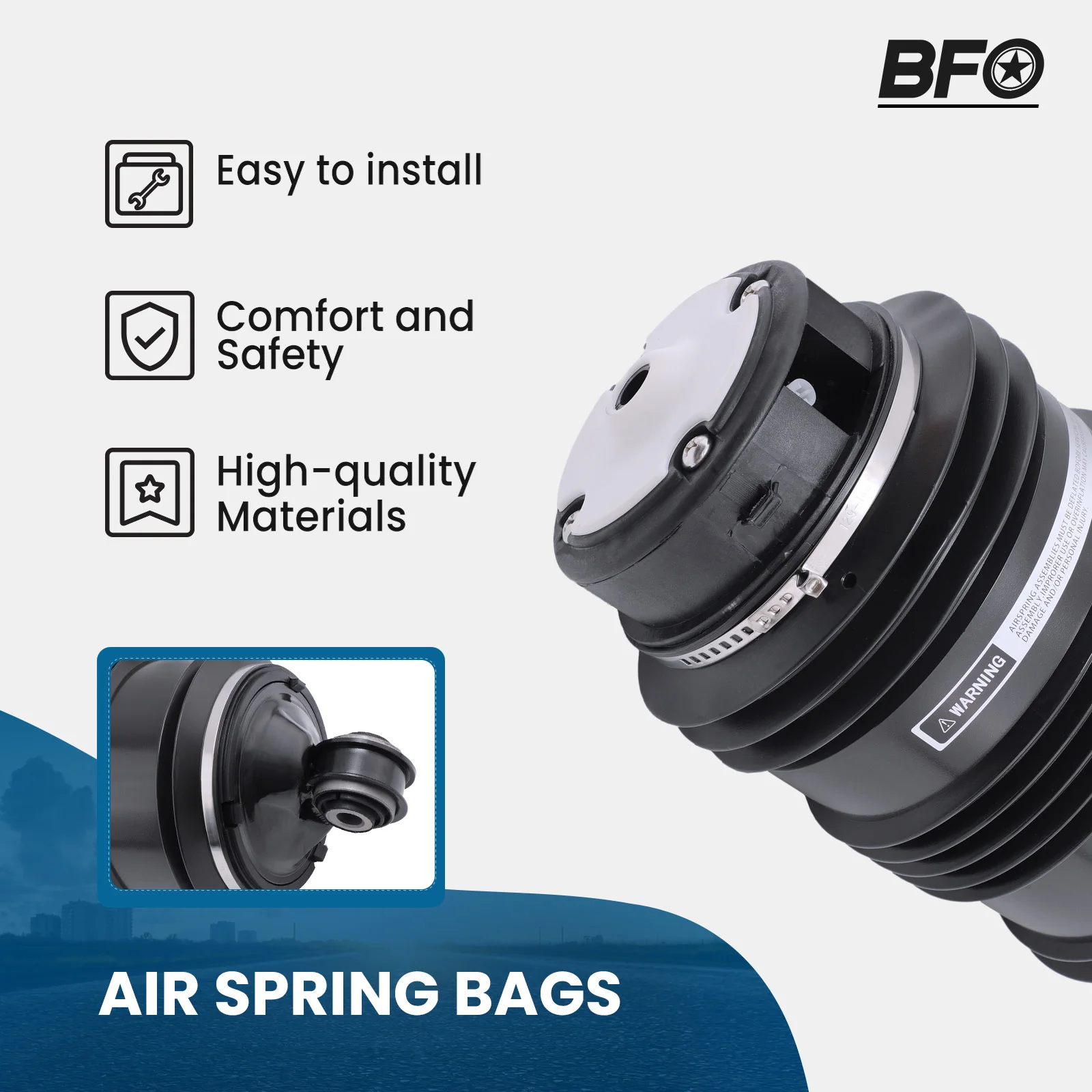 Air Suspension Spring Bag for Mercedes-Benz E-Class T-Model S211 Estate E220 for Mercedes E Class W211 T-Model 2113200925