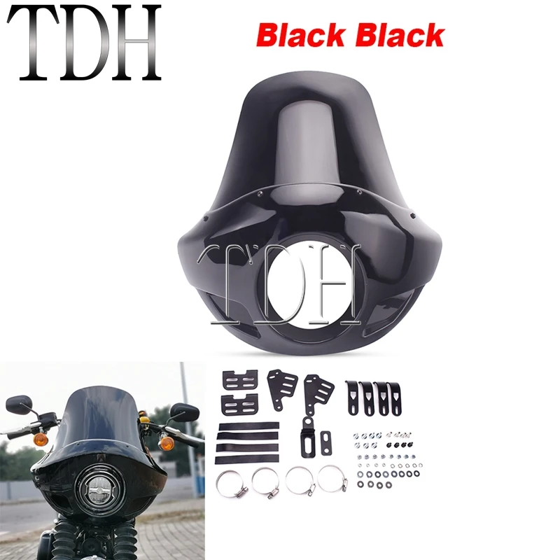 5 3/4 "Koplamp Kuip Voor Harley Sportster Xl883 Xl1200 Iron 48 72 Road King Electra Glide Dyna Low Nightster Fxd Cafe Racer