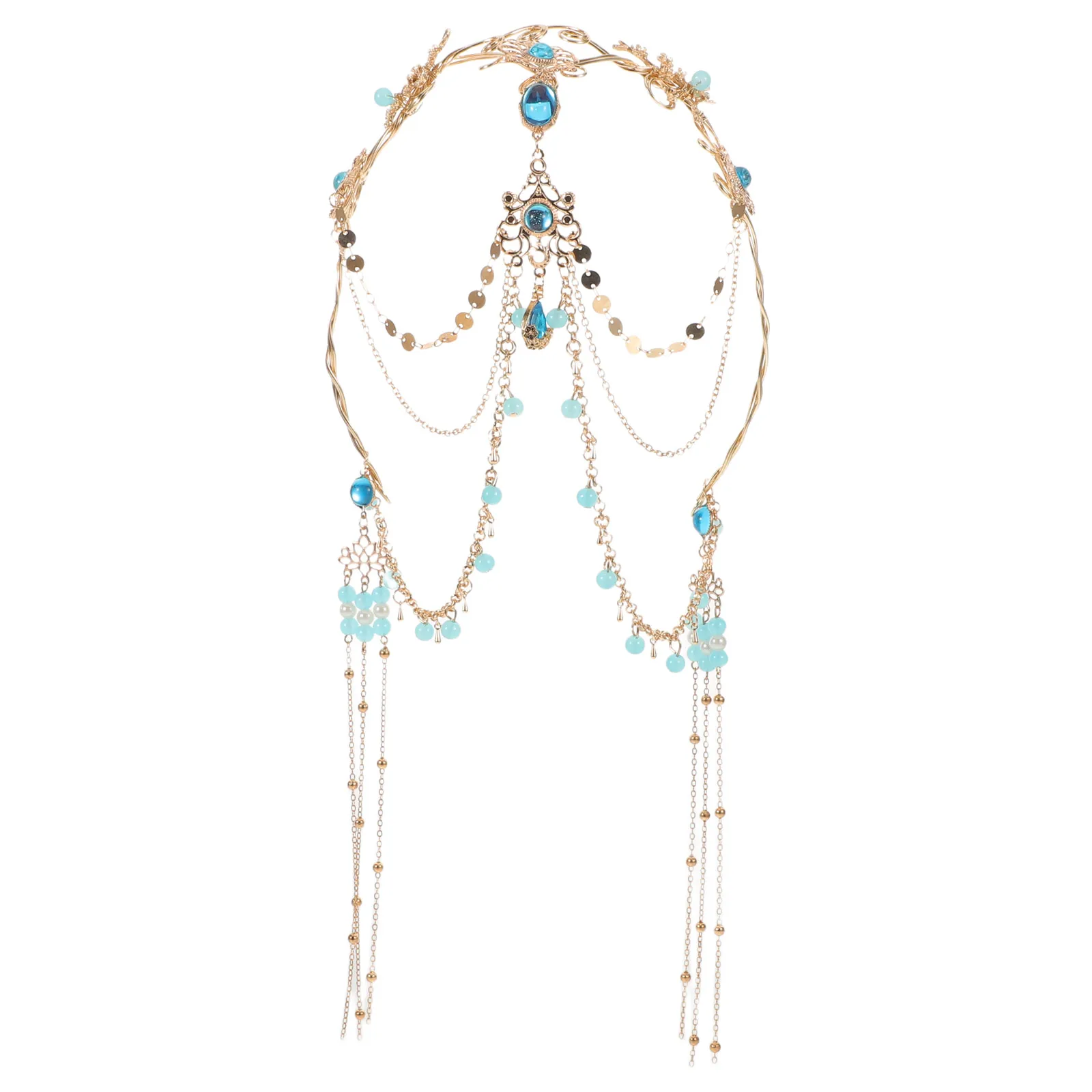 

Headdress Bridal Hair Accessories Chinese Headpiece for Women Headwear Bride