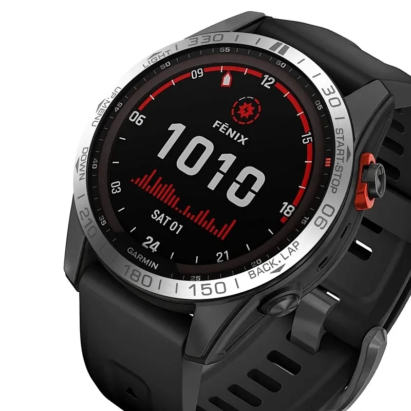 Dla Garmin Fenix 7 Fenix 6 6X Pro inteligentny zegarek pierścionek stylizowany obudowa do klawiatury obudowa ochronna pierścień ochrona odporne na zadrapania