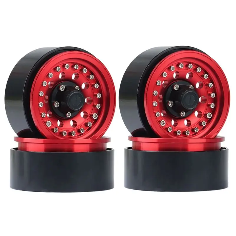 

Metal 1.9 Inch Beadlock Wheel Rim Wheel Hub for 1/10 RC Crawler Car Axial SCX10 Traxxas TRX4 RC4WD D90 Redcat Gen8,5
