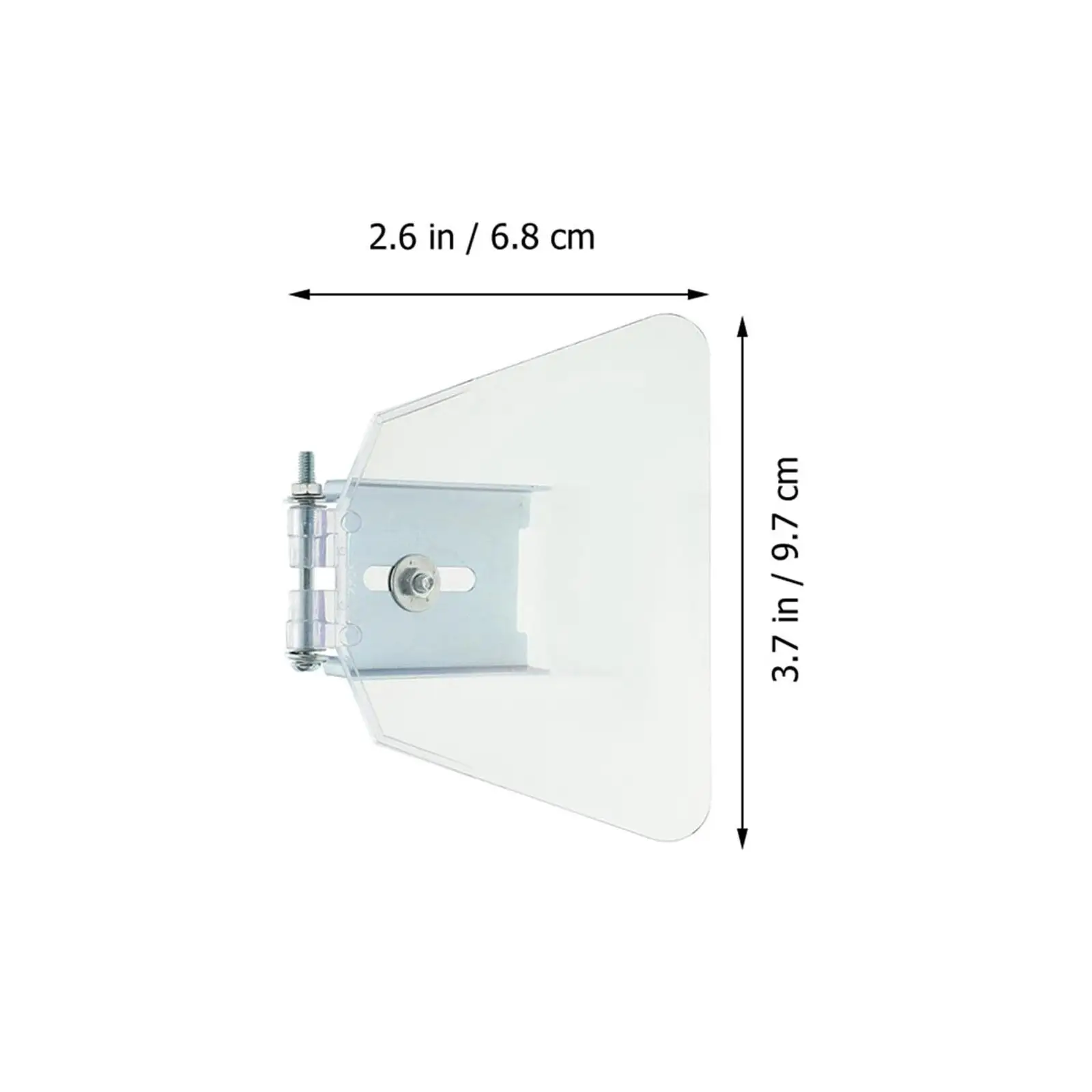 

Professional Bench Grinder Eyeshield Easy Installation Acrylic Eye Guard for Large Grinder Tool