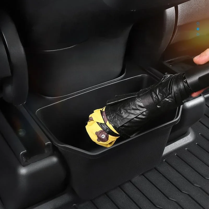 Per Tesla Model Y 3 2022 2023 TPE scatola portaoggetti per Console centrale posteriore Console per auto Organzier Tray Case pattumiera accessori per