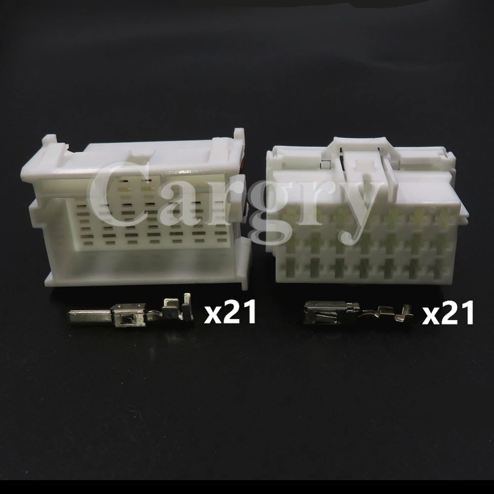 1 Set 21P 967635-1 2-967630-1 7-968975-1 Car Male Female Unsealed Socket White AC Assembly Automobile Electric Wiring Connector