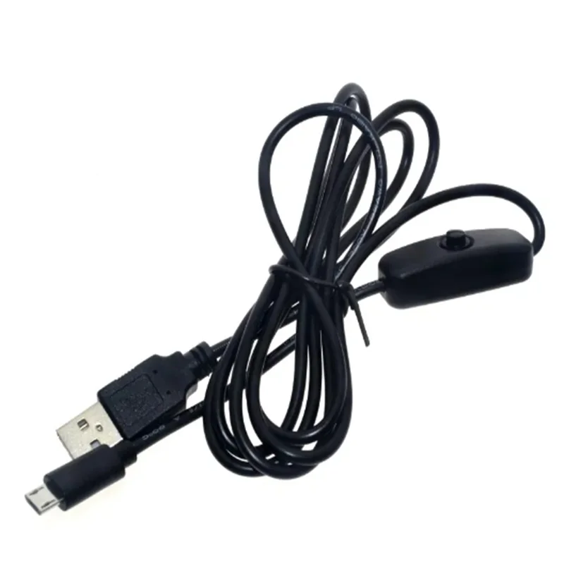 Raspberry Pi da USB a Micro USB con cavo di alimentazione per caricabatterie con interruttore ON/OFF per Android Raspberry Pi 2/B/B + Banana PI Easy Start
